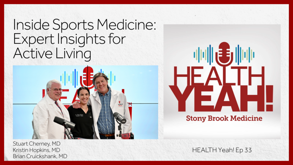 This is a link to a podcast episode about sports medicine.