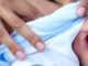 Newborn with cleft palate.